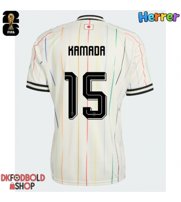 Japan Daichi Kamada #15 Udebanetrøje VM 2026 Kort ærmer